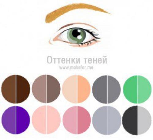 Макияж для карих, зеленых, голубых, серых глаз. 03 Макияж для карих, зеленых, голубых, серых глаз. 03