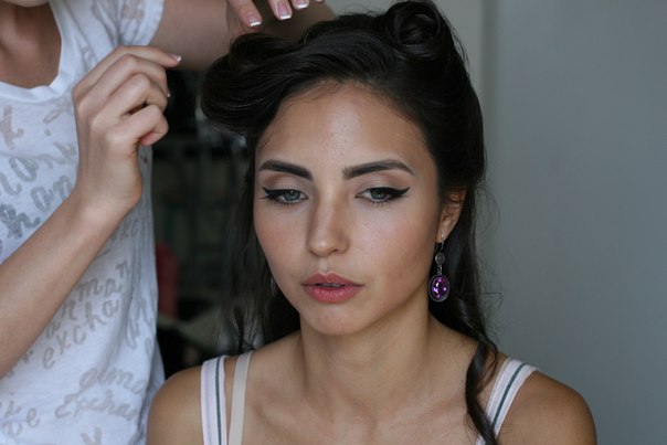 Образ Ретро.  Космическая съемка в парке. 07