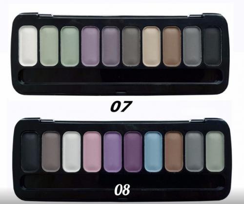 10 теней. Mac 10-Color Eyeshadow. Miss Lara 10 Color Eyeshadow. 2307 10 Color. Техника десяти теней й.