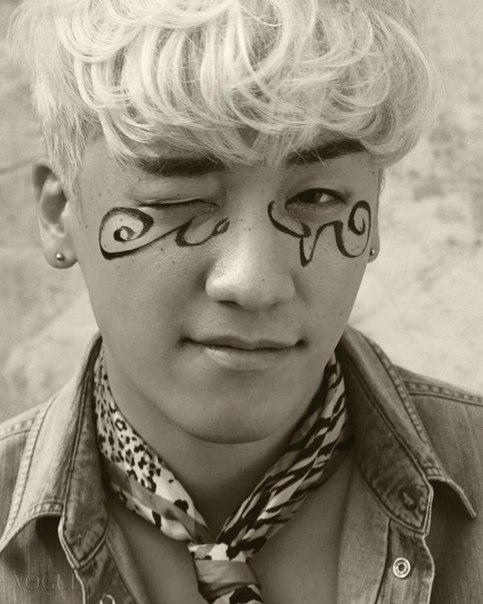 Bigbang примерили образ хиппи для Vogue Korea. 03