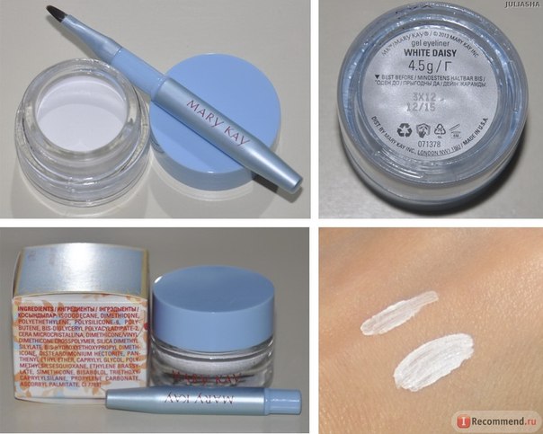 Гелевая подводка Mary Kay Белая Маргаритка. 02