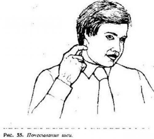Примеры наиболее распространенных жестов обмана. 01