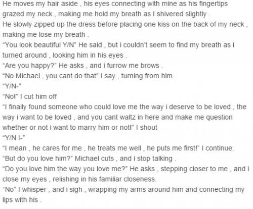 AU, где ты выходишь замуж, но понимаешь, что до сих пор любишь Майкла - своего лучшего друга. 01 AU, где ты выходишь замуж, но понимаешь, что до сих пор любишь Майкла - своего лучшего друга. 01