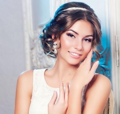 Акцент на глаза - отличный вариант макияжа, особенно для невест. 01