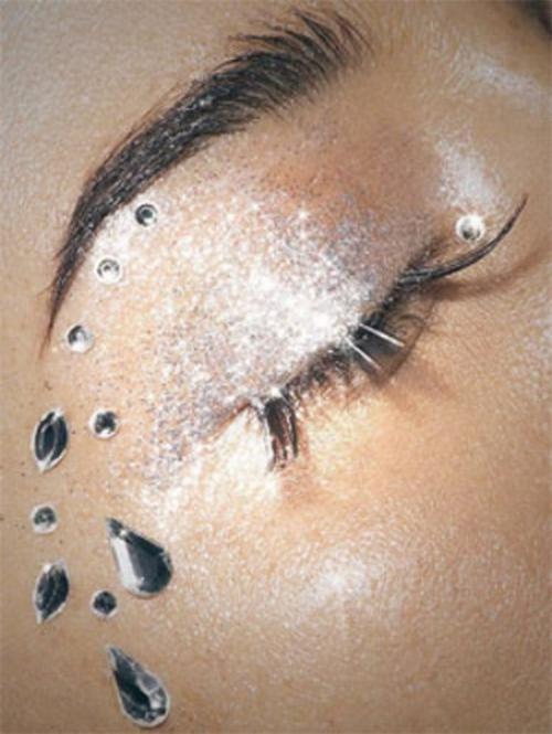 Модный макияж с блестками. 03 Модный макияж с блестками. 03