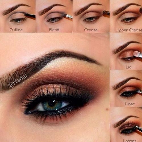 Вечерний макияж.  Мастер-классы. 05