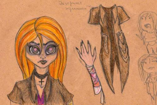 Поделюсь с вами персонажа, которого мы придумали с братом для конкурса, но к сожалению даже не прорвались в понравившеися работы. 01