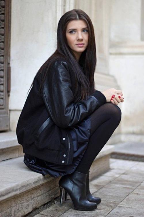 Нескучные способы черное носить. 05