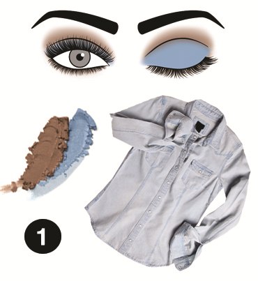 Голубые тени часто вызывают. опасения, а зря! Воспользуйтесь. 01