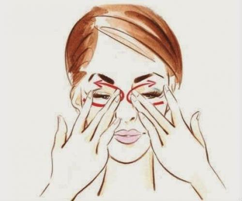 Массаж против морщин. 03