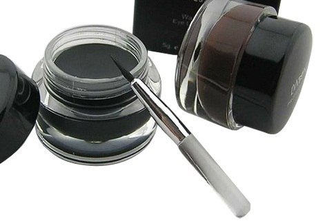 Технологическая новинка. Набор из 2 кистей и 2 гелевых подводок черного и коричневого цвета по супер. 02 Технологическая новинка. Набор из 2 кистей и 2 гелевых подводок черного и коричневого цвета по супер. 02