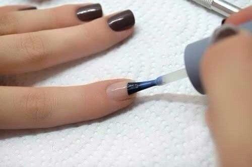 Техника нанесения лака: 03