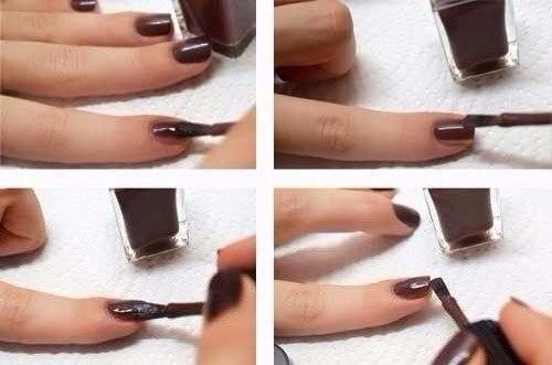 Техника нанесения лака: 01