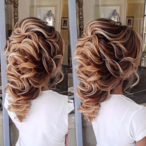 Обалденные прически с крупными локонами! 03