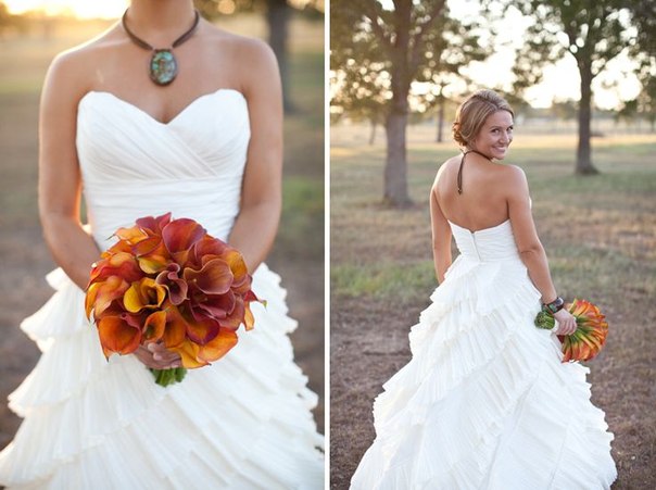 Цвет свадьбы: теплая охра. 08