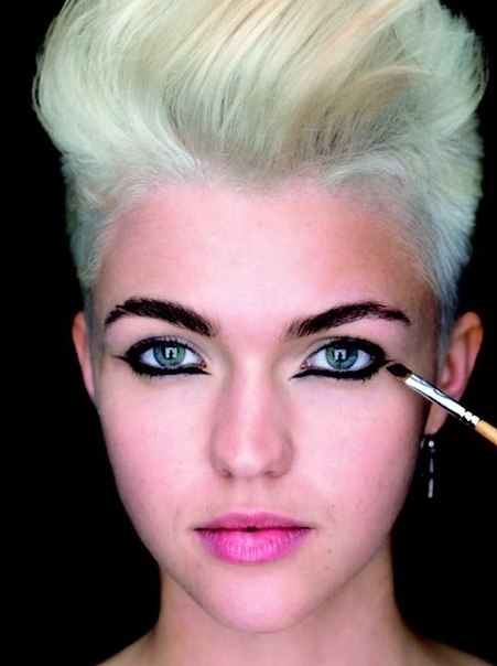 Мк макияж - женщина кошка. 02