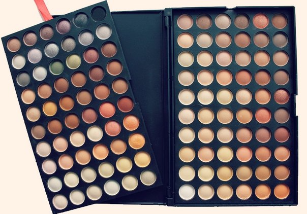 В Наличии. Профессиональная палетка матовых теней для век 120 цветов. 02