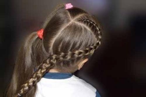 Волосы на две части прямым пробором разделите. 01 Волосы на две части прямым пробором разделите. 01