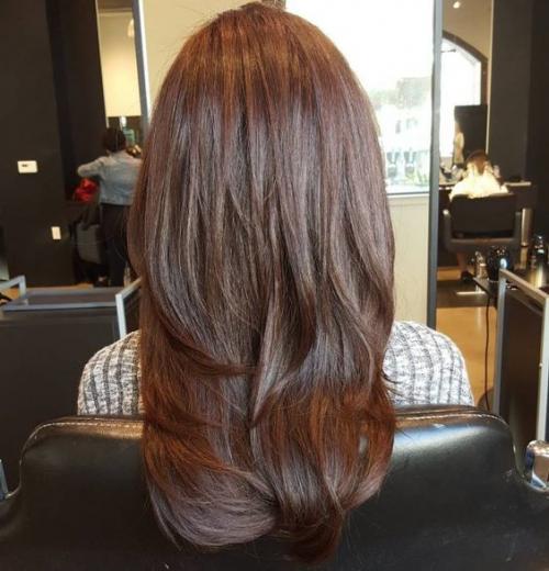 Шоколадное окрашивание: 11 модных вариантов для шатенок. 05