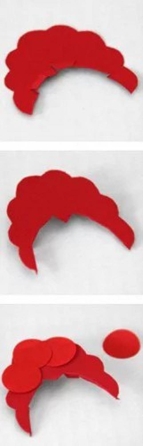 Мы делаем красную королеву из сказки Кэрролла. 01