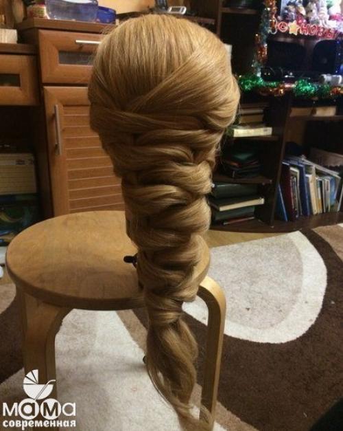 Мастер-класс очень красивой прически? 06