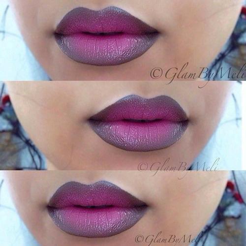 Как сделать эффект омбре на губах: пошаговый урок. 02