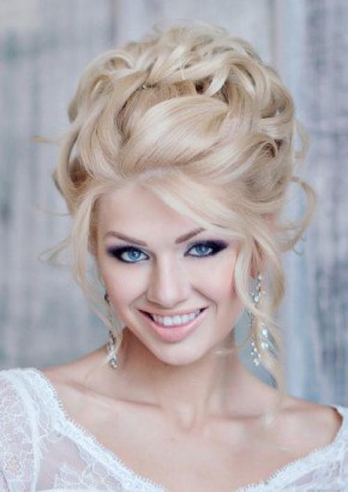 Свадебные прически на средние, длинные и короткие волосы? 02