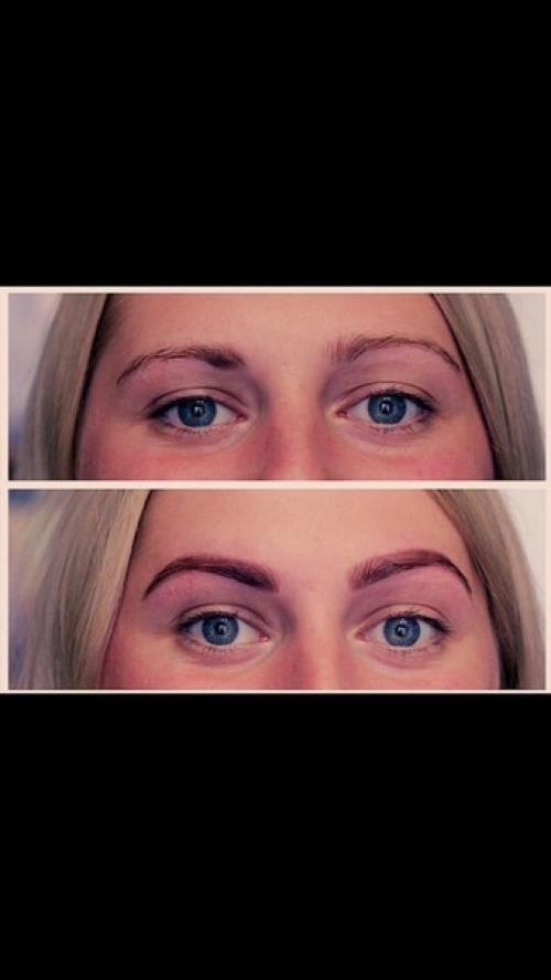 Снова в работе?  Создание образа начинается, прежде всего, с правильной формы бровей. 05