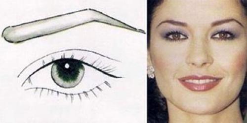 Как выбрать и нарисовать форму бровей? 03
