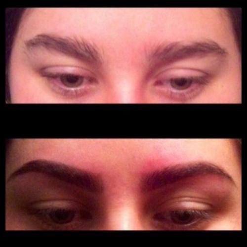 Снова в работе?  Создание образа начинается, прежде всего, с правильной формы бровей. 07