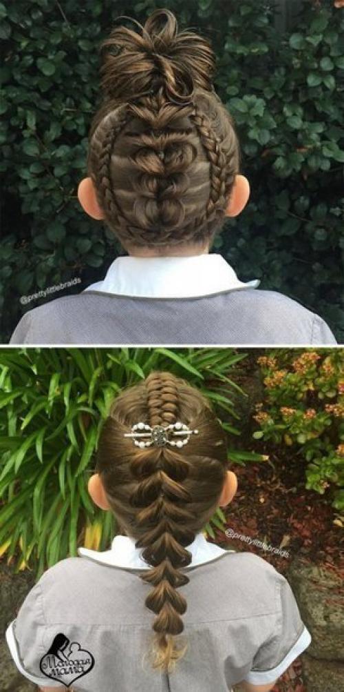 20 красивейших причесок для девочек. 09