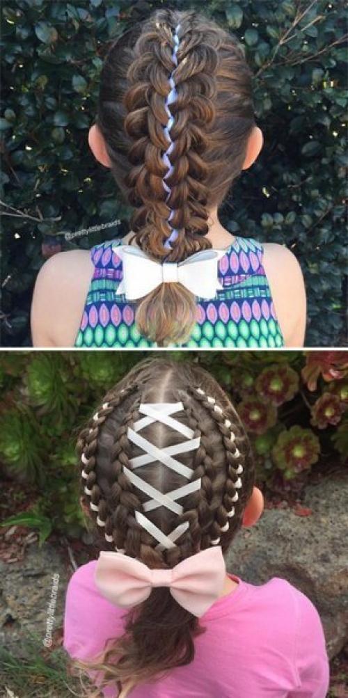 20 красивейших причесок для девочек. 06