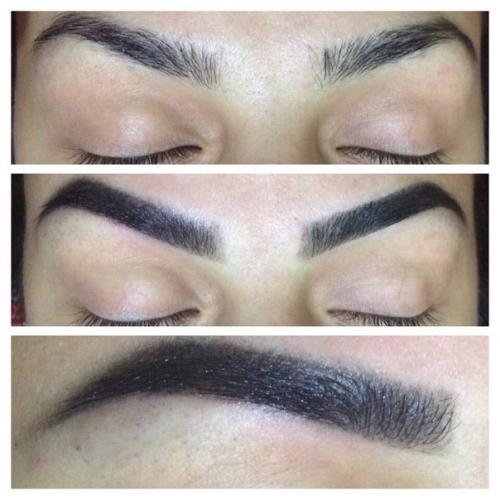 Снова в работе?  Создание образа начинается, прежде всего, с правильной формы бровей. 03