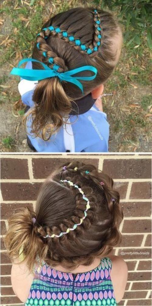 20 красивейших причесок для девочек. 08