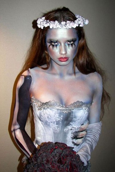 Как накраситься на последнюю пятницу 13-е в домашних условиях. 03 Как накраситься на последнюю пятницу 13-е в домашних условиях. 03