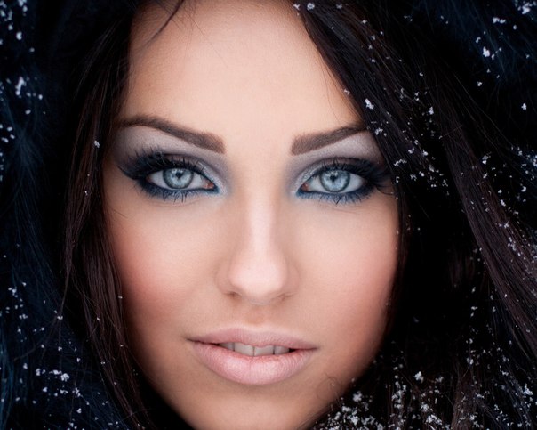Как подобрать макияж брюнетке. 03