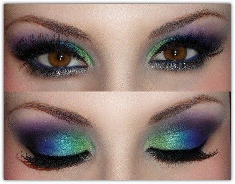 Женщинам на заметку. Макияж для карих глаз. 01