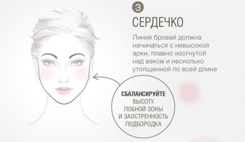 Правильная форма бровей: 02