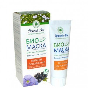 Новинка в серии Нежный ЛЁН. БИО Маска С Морскими Водорослями (5 видов). 05