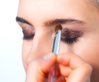 Акияж в бронзовых оттенках. 01