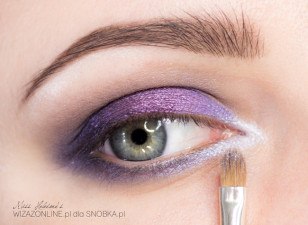 1. под брови нанесите белые тени, тщательно растушуйте. 07 1. под брови нанесите белые тени, тщательно растушуйте. 07