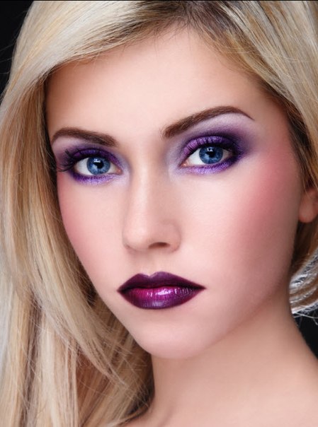 Оттенки перманентного макияжа для голубых глаз. 01