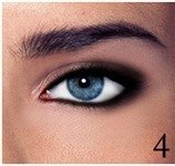 Порядок выполнения вечернего макияжа Smokey Eyes. 03