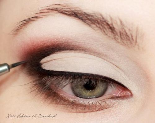 Обледенелая роза.  Секреты макияжа. 01