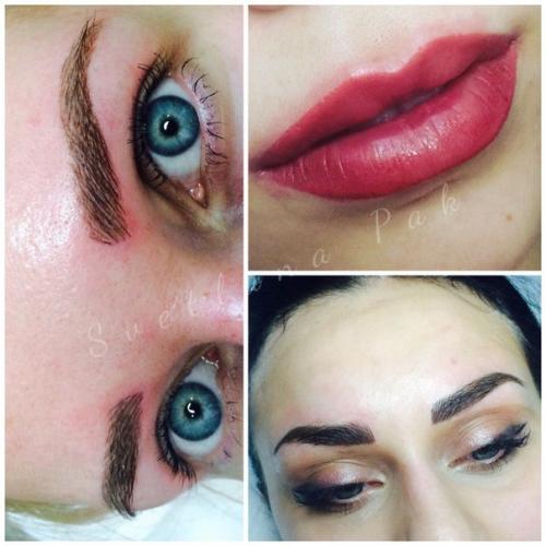 Для тех, кто хочет просыпаться с идеальными бровями, яркими глазами и сочными губами - предлагаю - перманентный макияж: 01