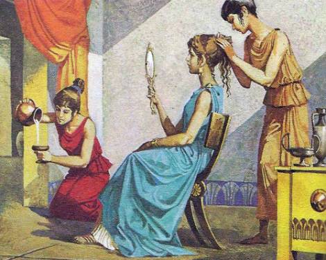 Косметика и макияж древней греции