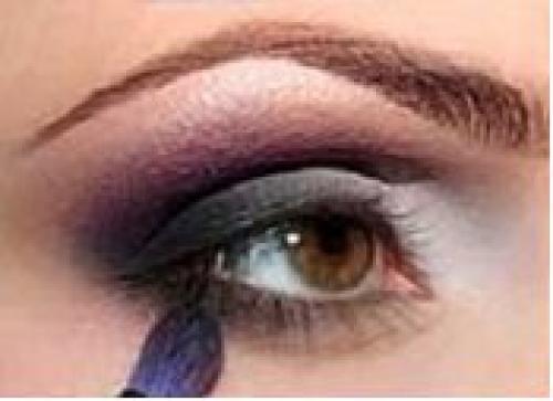 Вечерний макияж для карих глаз: 04