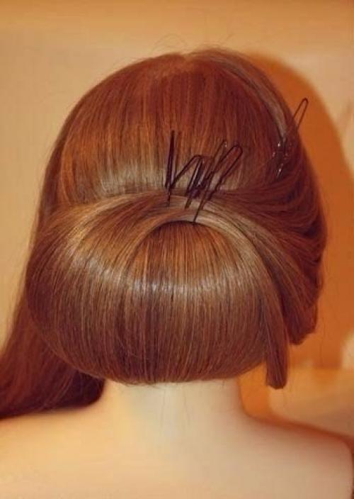 Вечерняя прическа своими руками: 07