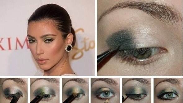 Макияж в стиле Kim Kardashian.