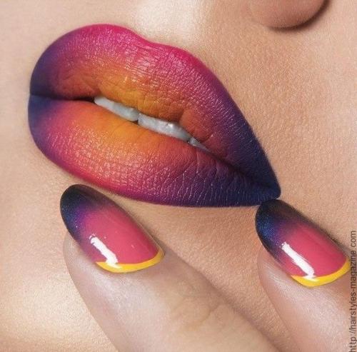 Как сделать эффект омбре на губах: 03 Как сделать эффект омбре на губах: 03